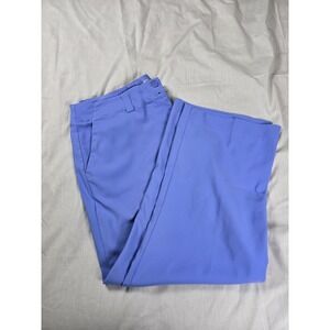 Nike Pants Womens 12 Blue Dri-FIT Golf Khakis Straight Leg Lightweight Stretch